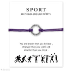 Silver Cheerleader Sport Charm Bracelets Bangles For Women Girls Adjustable Friendship Statement Jewelry Matching Handmade Bracelet Birthday Valentines Day Gifts For Daughter Girls Best Friend Sister