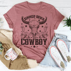 Simmer Down Cowboy Tee Peachy Sunday