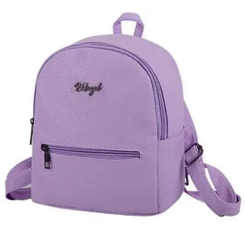 Simple And Stylish Mini Solid Backpack For Women And Girls Cute Travel Bag Trendy Student School Backpacks Stevvex