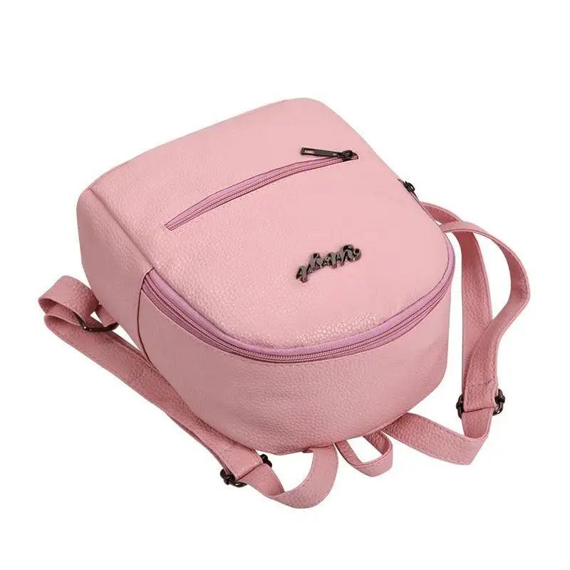 Simple And Stylish Mini Solid Backpack For Women And Girls Cute Travel Bag Trendy Student School Backpacks Stevvex