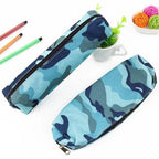 Simple Camouflage Cool Pencil Case Soft Black Pencil Holder For Boys Stylish Pouch For Office And Schools Stevvex