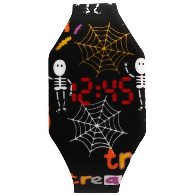 Simple Cartoon Digital Watches For Kids Student LED Display Cute Design Children Girls LED Digital Waterproof Electronic Clock Kids Student Flamingo Digital Sport Watch For Boys Girls Kid Stevvex