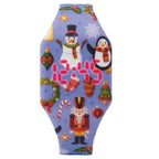 Simple Cartoon Digital Watches For Kids Student LED Display Cute Design Children Girls LED Digital Waterproof Electronic Clock Kids Student Flamingo Digital Sport Watch For Boys Girls Kid Stevvex