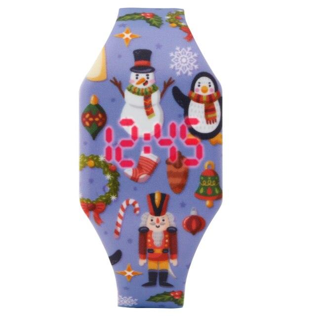 Simple Cartoon Digital Watches For Kids Student LED Display Cute Design Children Girls LED Digital Waterproof Electronic Clock Kids Student Flamingo Digital Sport Watch For Boys Girls Kid Stevvex