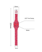 Simple Cartoon Digital Watches For Kids Student LED Display Cute Design Children Girls LED Digital Waterproof Electronic Clock Kids Student Flamingo Digital Sport Watch For Boys Girls Kid Stevvex