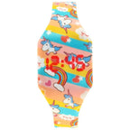 Simple Cartoon Digital Watches For Kids Student LED Display Cute Design Children Girls LED Digital Waterproof Electronic Clock Kids Student Flamingo Digital Sport Watch For Boys Girls Kid Stevvex