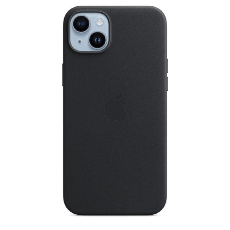 Simple Colorful Leather With Case For iPhone 14 Pro Max 14 Plus Case Wireless Charging Magnetic Cases Leather Case Stylish Unique Cover For iPhone Stevvex