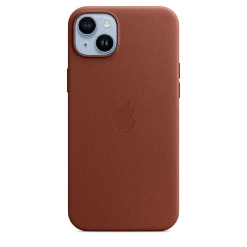 Simple Colorful Leather With Case For iPhone 14 Pro Max 14 Plus Case Wireless Charging Magnetic Cases Leather Case Stylish Unique Cover For iPhone Stevvex