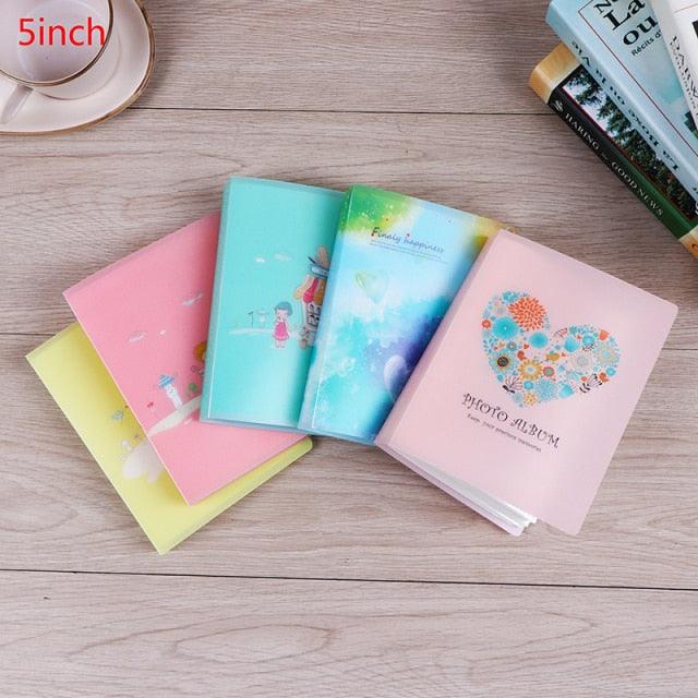Simple Cute 52 Pockets 5/6/7inch Photo Album Picture Storage Case Scrapbooking Memo Scrapbook Paper Baby Family Scrapbook Albums Handmade DIY Photos Album Birthday Gift Stevvex