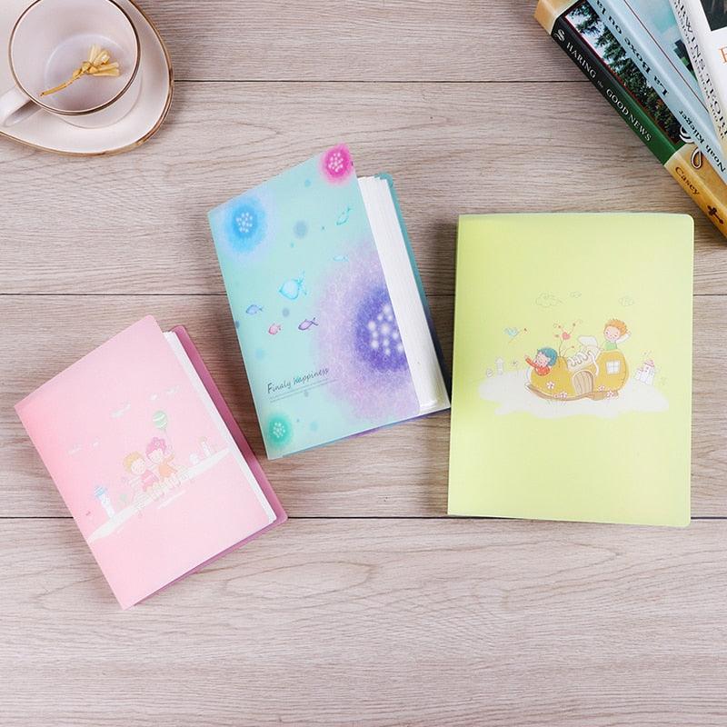 Simple Cute 52 Pockets 5/6/7inch Photo Album Picture Storage Case Scrapbooking Memo Scrapbook Paper Baby Family Scrapbook Albums Handmade DIY Photos Album Birthday Gift Stevvex