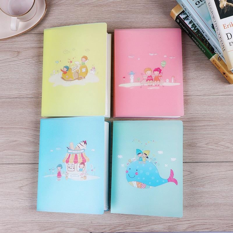 Simple Cute 52 Pockets 5/6/7inch Photo Album Picture Storage Case Scrapbooking Memo Scrapbook Paper Baby Family Scrapbook Albums Handmade DIY Photos Album Birthday Gift Stevvex