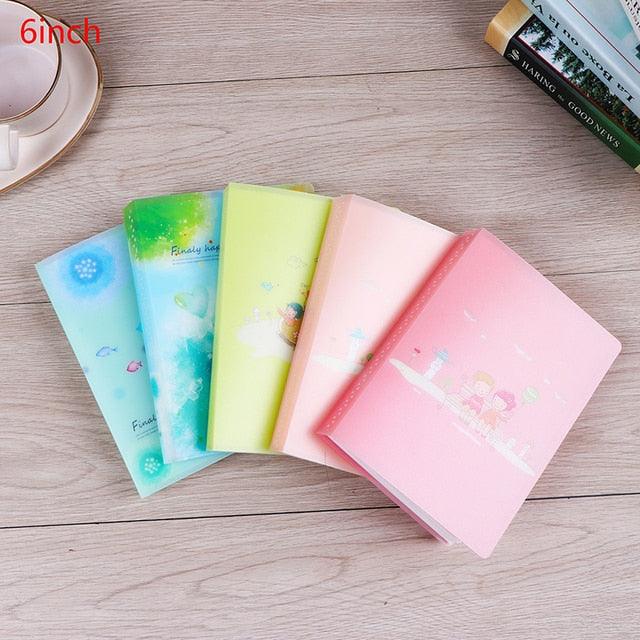 Simple Cute 52 Pockets 5/6/7inch Photo Album Picture Storage Case Scrapbooking Memo Scrapbook Paper Baby Family Scrapbook Albums Handmade DIY Photos Album Birthday Gift Stevvex