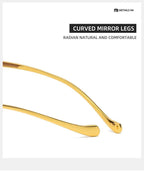 Simple Design Stylish Fashionable Sunglasses Vintage Square Shape Sunglasses For Women & Men New Luxury Design Popular Travel Driving Metal Frame Sun Glasses Anti Blue Light Summer Eyeglasses