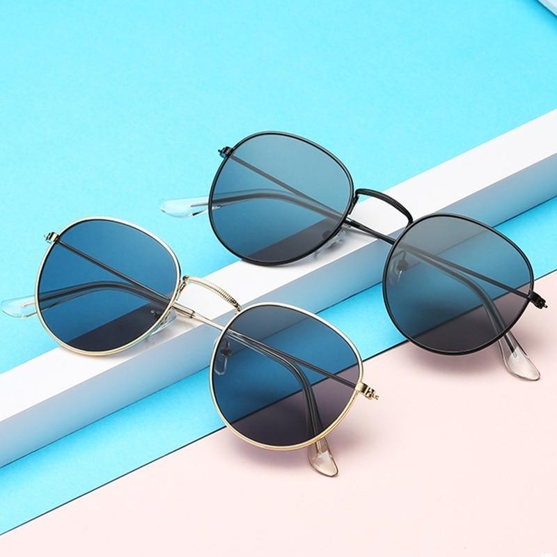 Simple Fashion Design Small Sunglasses For Women Round Shape Glasses For Men/Women Luxury Eyeglasses UV Protection Lightweight Driving Fishing Sports Mens Sunglasses Stevvex