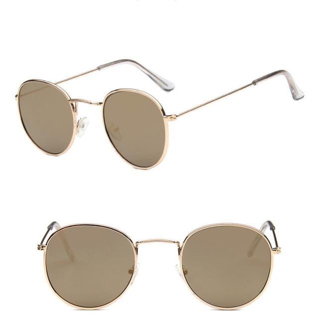 Simple Fashion Design Small Sunglasses For Women Round Shape Glasses For Men/Women Luxury Eyeglasses UV Protection Lightweight Driving Fishing Sports Mens Sunglasses Stevvex