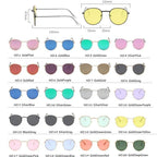 Simple Fashion Design Small Sunglasses For Women Round Shape Glasses For Men/Women Luxury Eyeglasses UV Protection Lightweight Driving Fishing Sports Mens Sunglasses Stevvex