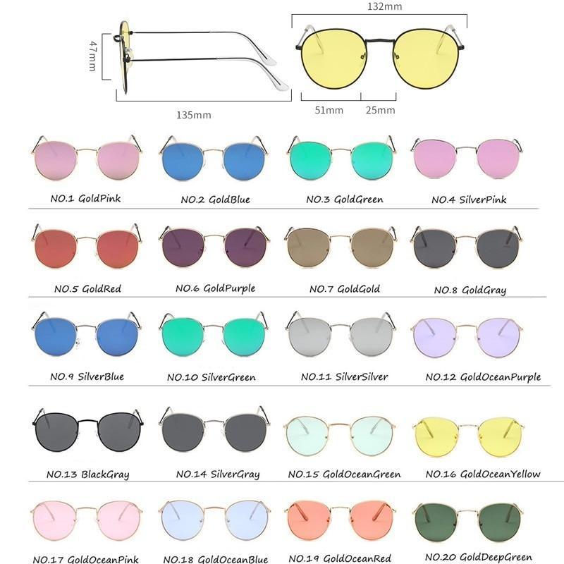 Simple Fashion Design Small Sunglasses For Women Round Shape Glasses For Men/Women Luxury Eyeglasses UV Protection Lightweight Driving Fishing Sports Mens Sunglasses Stevvex