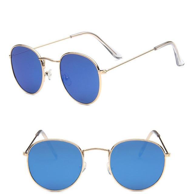 Simple Fashion Design Small Sunglasses For Women Round Shape Glasses For Men/Women Luxury Eyeglasses UV Protection Lightweight Driving Fishing Sports Mens Sunglasses Stevvex