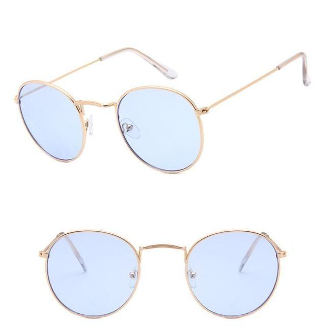 Simple Fashion Design Small Sunglasses For Women Round Shape Glasses For Men/Women Luxury Eyeglasses UV Protection Lightweight Driving Fishing Sports Mens Sunglasses Stevvex