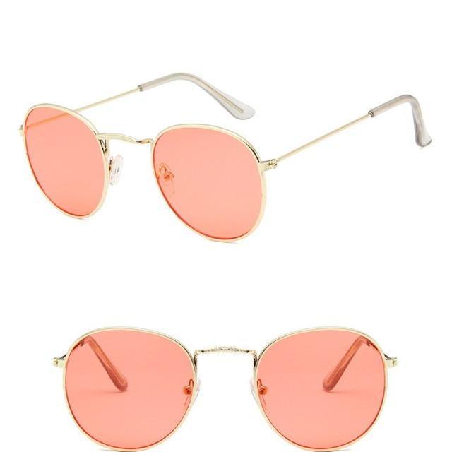 Simple Fashion Design Small Sunglasses For Women Round Shape Glasses For Men/Women Luxury Eyeglasses UV Protection Lightweight Driving Fishing Sports Mens Sunglasses Stevvex