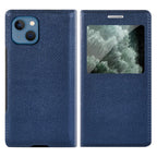 Simple Flip Ultra Thin Window Cover Leather Phone Case For iPhone 14 13 12 11 Pro Mini Luxury Leather Wallet Case Flip Cover Classic Simple iphone case Stevvex