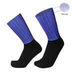 Simple Modern Design Anti Slip Silicone Cycling Socks  For Men Unique  Bicycle Running Socks Lightweight Breathable Sports Socks Stevvex