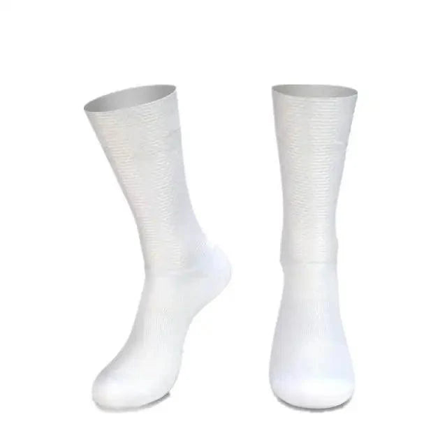 Simple Modern Design Anti Slip Silicone Cycling Socks  For Men Unique  Bicycle Running Socks Lightweight Breathable Sports Socks Stevvex