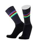 Simple Modern Design Anti Slip Silicone Cycling Socks  For Men Unique  Bicycle Running Socks Lightweight Breathable Sports Socks Stevvex