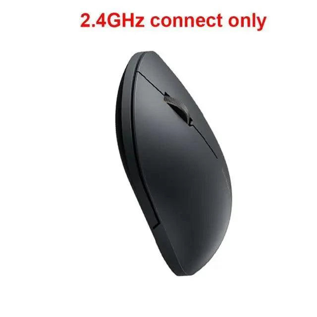 Simple Modern White/Black Wireless Bluetooth USB Connection Optical Mouse For Laptop PC Portable Slim Rechargeable Mouse Computer Mouse Stevvex