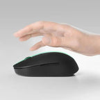 Simple Modern White/Black Wireless Bluetooth USB Connection Optical Mouse For Laptop PC Portable Slim Rechargeable Mouse Computer Mouse Stevvex
