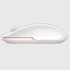 Simple Modern White/Black Wireless Bluetooth USB Connection Optical Mouse For Laptop PC Portable Slim Rechargeable Mouse Computer Mouse Stevvex