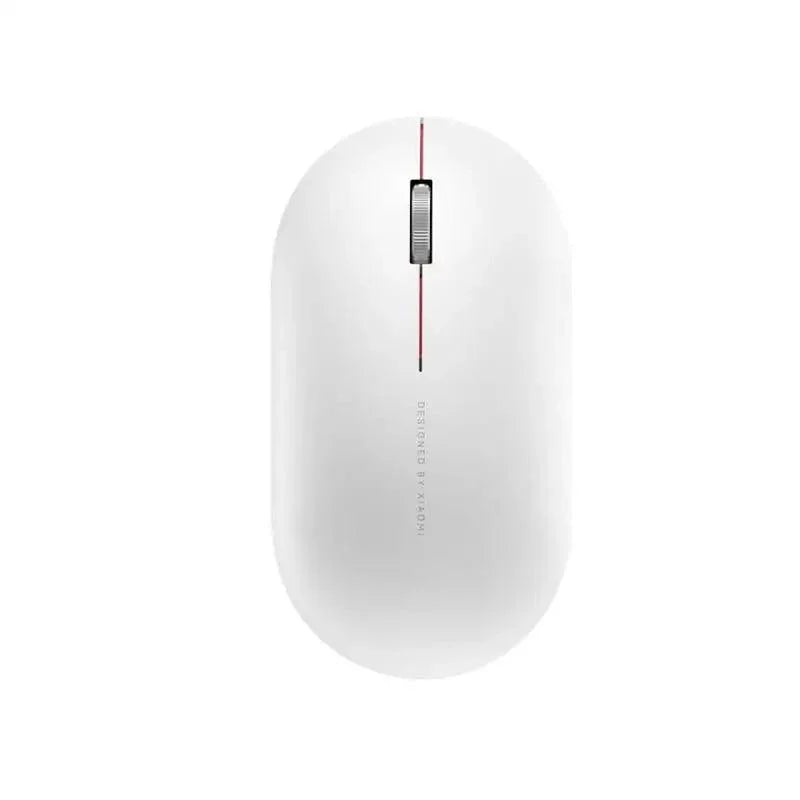 Simple Modern White/Black Wireless Bluetooth USB Connection Optical Mouse For Laptop PC Portable Slim Rechargeable Mouse Computer Mouse Stevvex