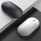 Simple Modern White/Black Wireless Bluetooth USB Connection Optical Mouse For Laptop PC Portable Slim Rechargeable Mouse Computer Mouse Stevvex