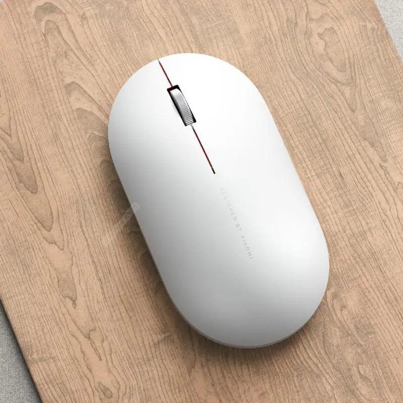 Simple Modern White/Black Wireless Bluetooth USB Connection Optical Mouse For Laptop PC Portable Slim Rechargeable Mouse Computer Mouse Stevvex