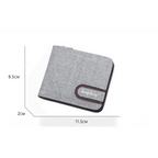 Simple PU Leather Business Men Wallet Fashion Lightweight Card Holder For Men Quality Luxurious Wallet Stevvex