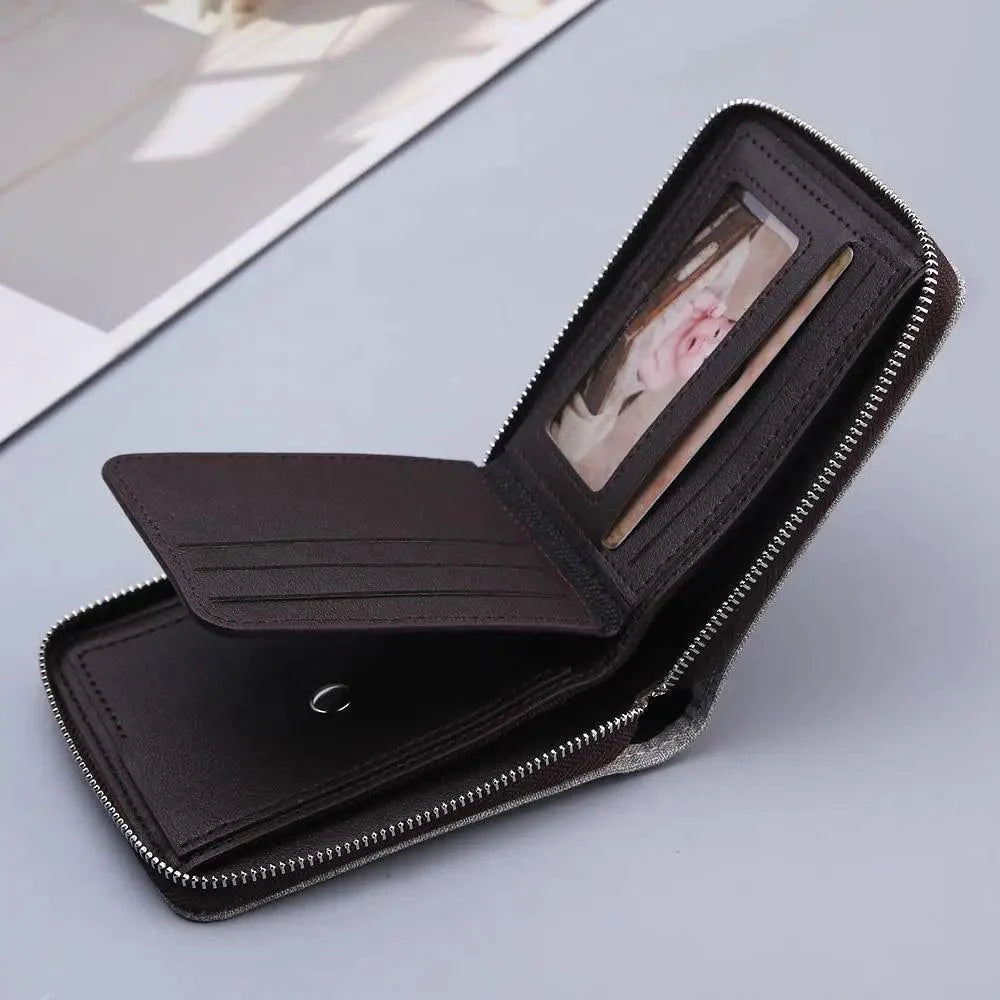 Simple PU Leather Business Men Wallet Fashion Lightweight Card Holder For Men Quality Luxurious Wallet Stevvex
