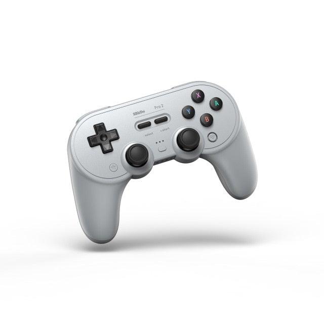 Simple Pure White Bluetooth Joystick Gamepad Controller Compatible With PC Monitor Laptop Tablet Stevvex