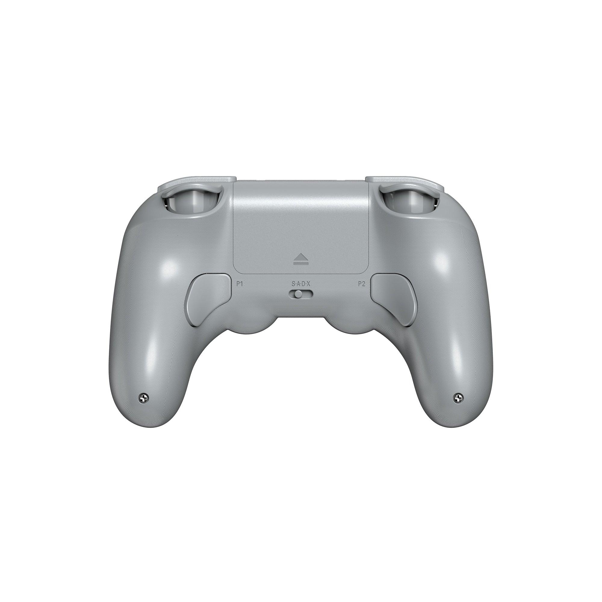 Simple Pure White Bluetooth Joystick Gamepad Controller Compatible With PC Monitor Laptop Tablet Stevvex