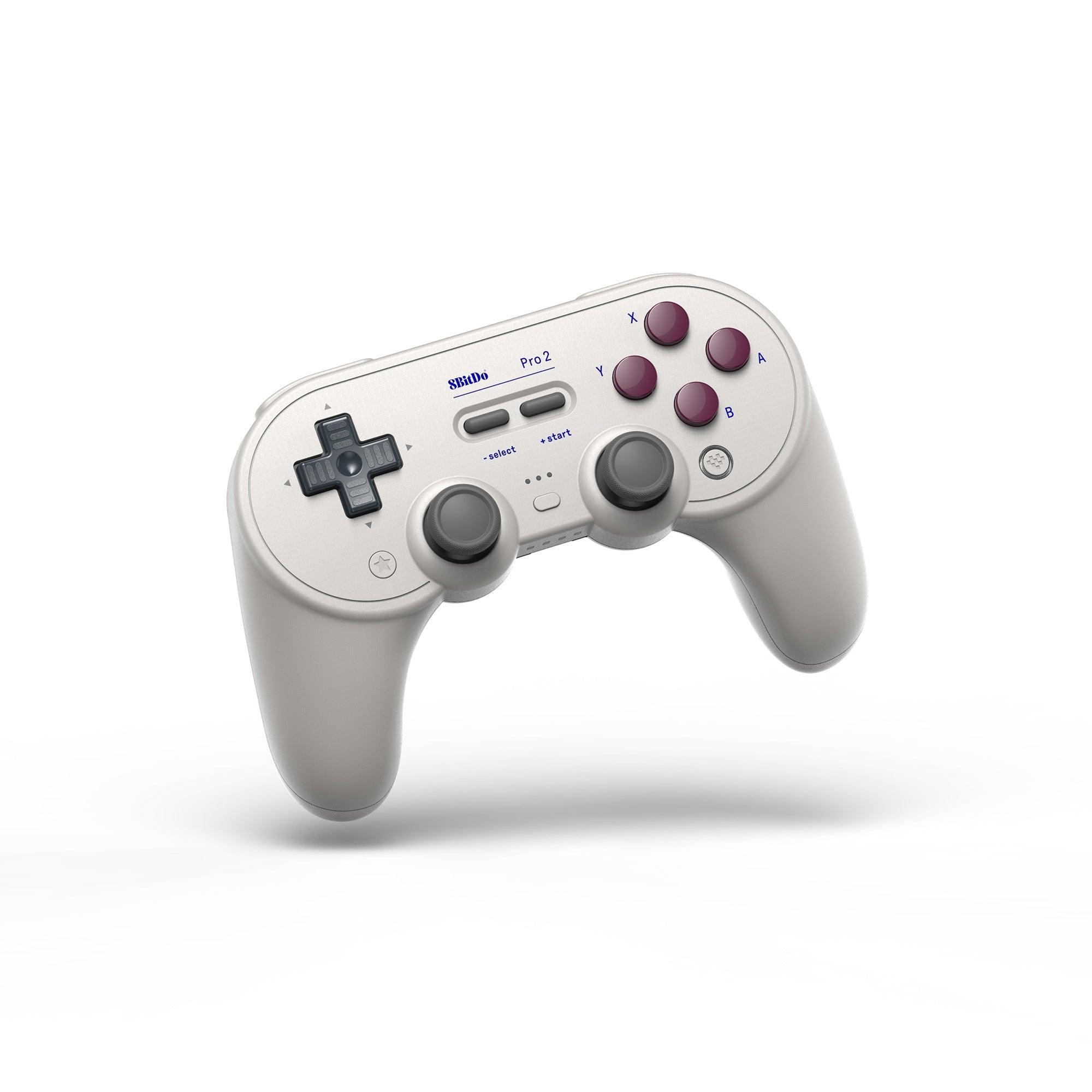 Simple Pure White Bluetooth Joystick Gamepad Controller Compatible With PC Monitor Laptop Tablet Stevvex