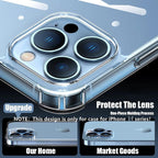 Simple Silicone Phone Case For iPhone 14 13 12 11 Pro Max Mini X XS XR 8 7 6s 6Plus Lens Protection Case Cover Thick Shockproof Soft Flexible Full Protection Shock Proof Back Cover for iPhone Stevvex