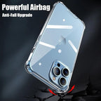 Simple Silicone Phone Case For iPhone 14 13 12 11 Pro Max Mini X XS XR 8 7 6s 6Plus Lens Protection Case Cover Thick Shockproof Soft Flexible Full Protection Shock Proof Back Cover for iPhone Stevvex