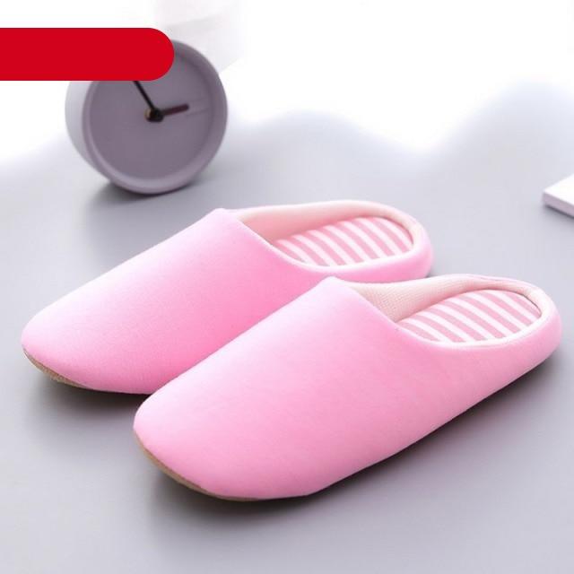 Simple Solid Soft Plush Slippers For Men And Women Winter Warm Indoor Non-slip Slippers Shoes Comfortable Memory Foam Slippers For Women's And Men's Casual House Shoes Stevvex