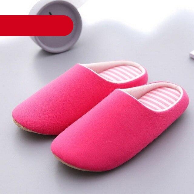 Simple Solid Soft Plush Slippers For Men And Women Winter Warm Indoor Non-slip Slippers Shoes Comfortable Memory Foam Slippers For Women's And Men's Casual House Shoes Stevvex