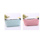 Simple Striped Color Design Pencil Cases For Students Retro Large Capacity Stationery School Pouch Stevvex