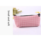 Simple Striped Color Design Pencil Cases For Students Retro Large Capacity Stationery School Pouch Stevvex