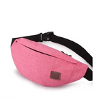 Simple Style Fanny Pack for Running Cycling Workout Men Women Waist Pouch Bag Black Classic  Women Belt Bag Pouch For Money Phone Black Bum Hip Bag Stevvex