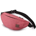 Simple Style Fanny Pack for Running Cycling Workout Men Women Waist Pouch Bag Black Classic  Women Belt Bag Pouch For Money Phone Black Bum Hip Bag Stevvex