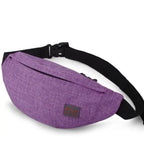 Simple Style Fanny Pack for Running Cycling Workout Men Women Waist Pouch Bag Black Classic  Women Belt Bag Pouch For Money Phone Black Bum Hip Bag Stevvex