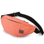 Simple Style Fanny Pack for Running Cycling Workout Men Women Waist Pouch Bag Black Classic  Women Belt Bag Pouch For Money Phone Black Bum Hip Bag Stevvex