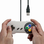 Simple Sustainable USB Portable Joystick Gamepad Controller Compatible With PC Computer Laptop  Ergonomic Design Joystick Stevvex